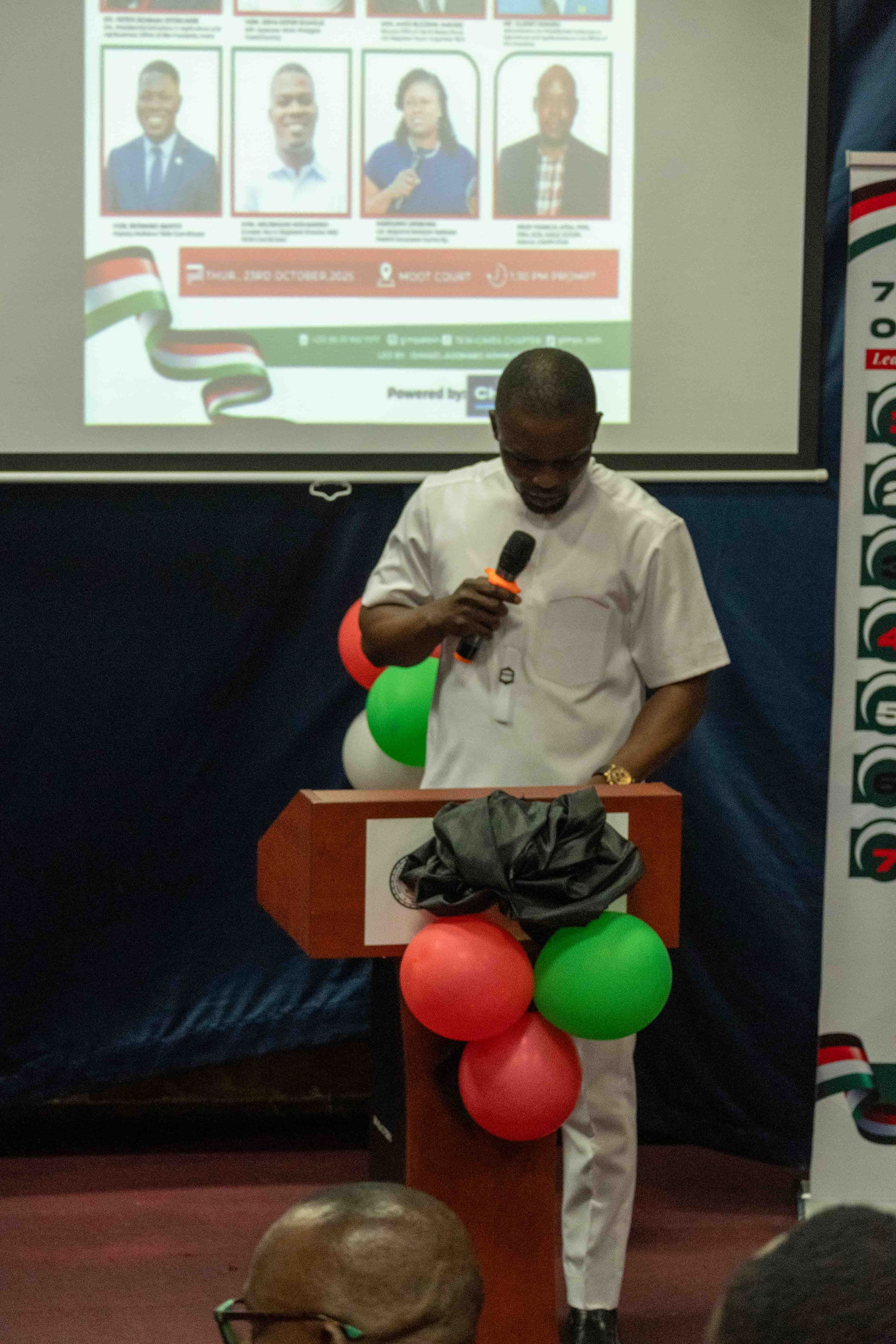 Students at national conference.