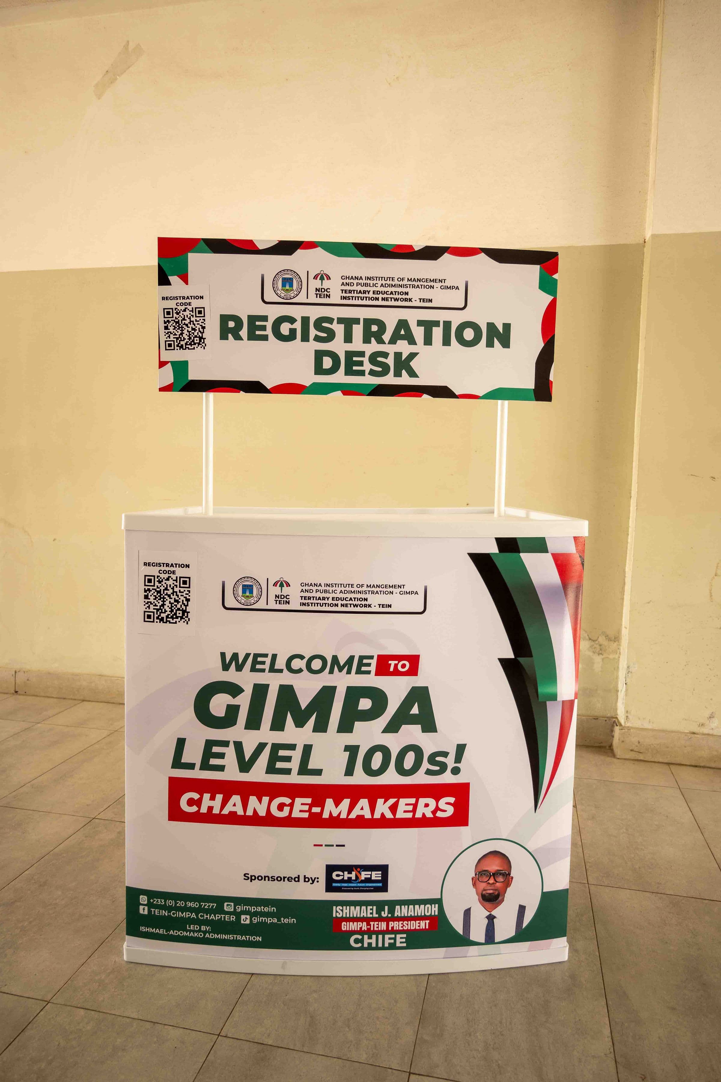 Students networking event.