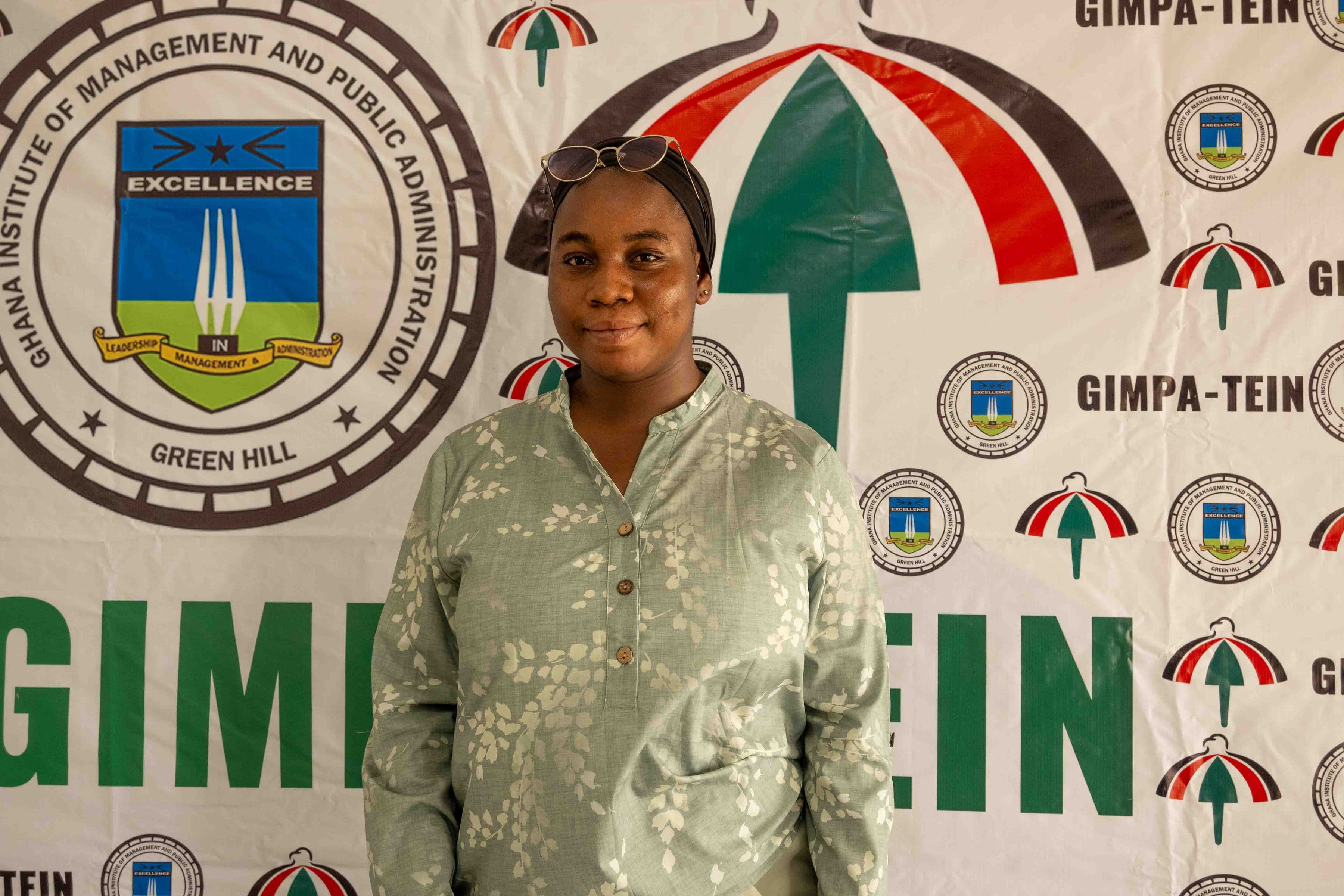 Students at a debate competition.