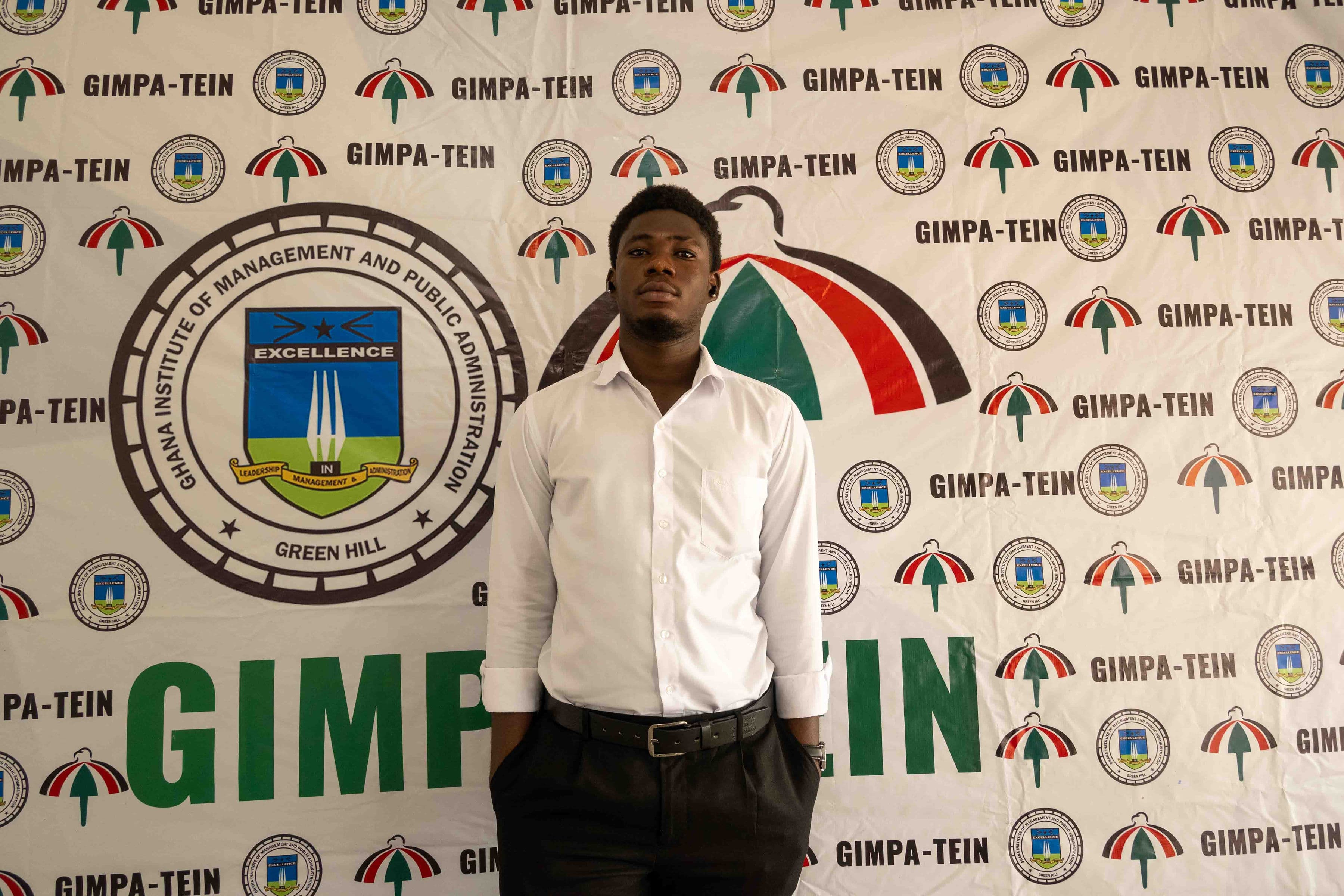 Donating items to a local school.