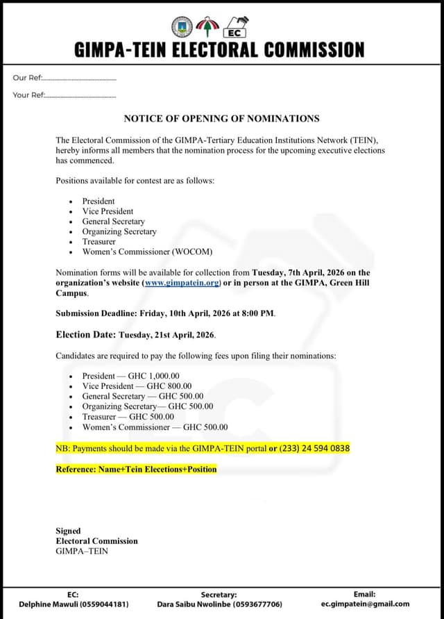Nominations Form