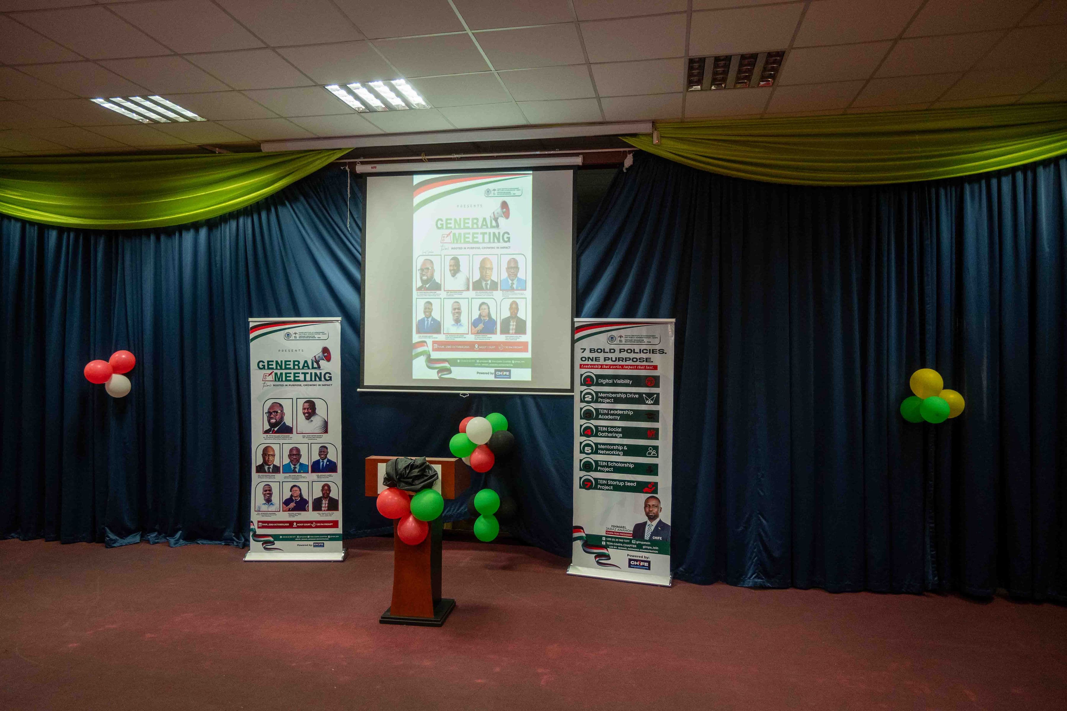 Students voter registration drive.