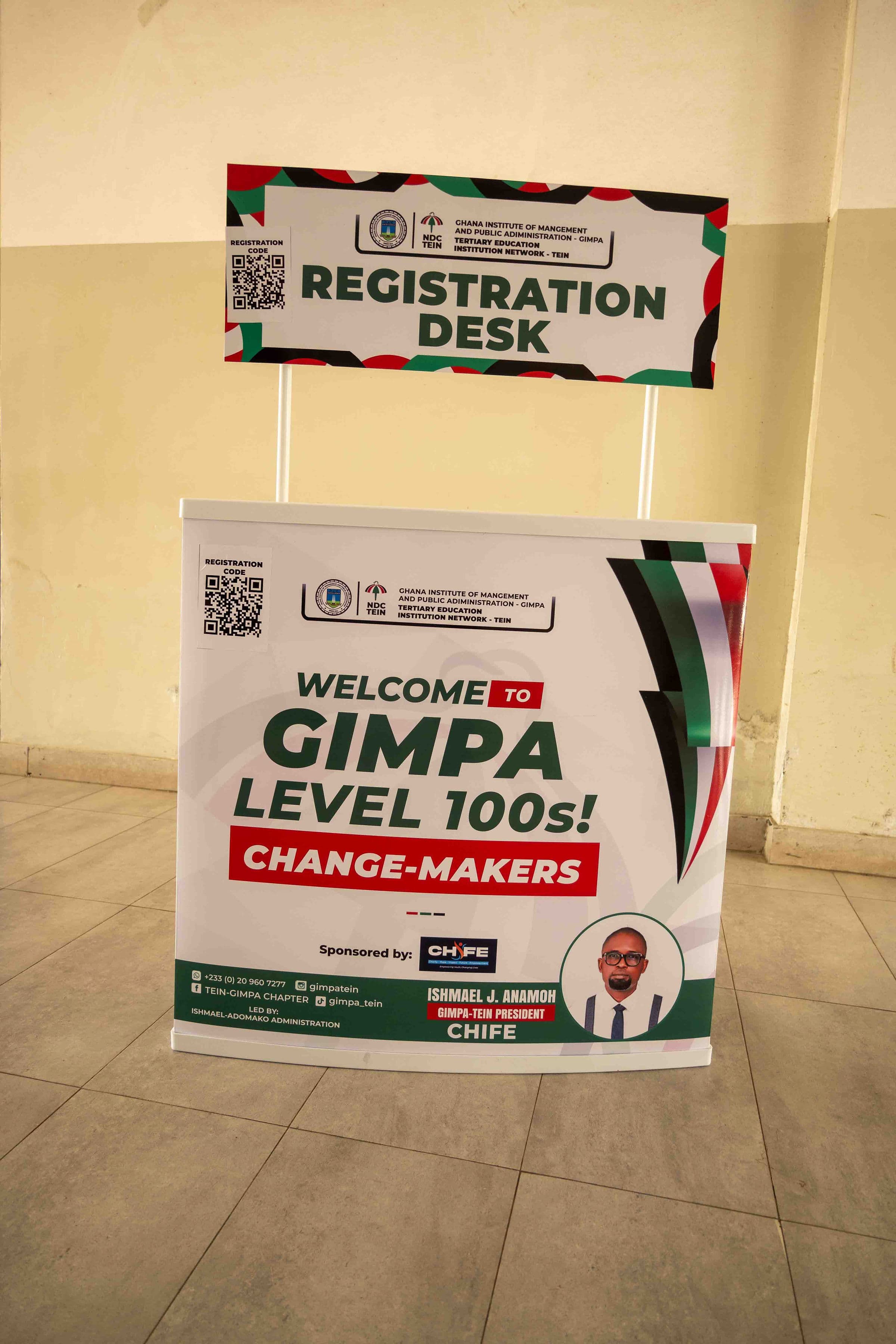 Volunteers at health outreach.