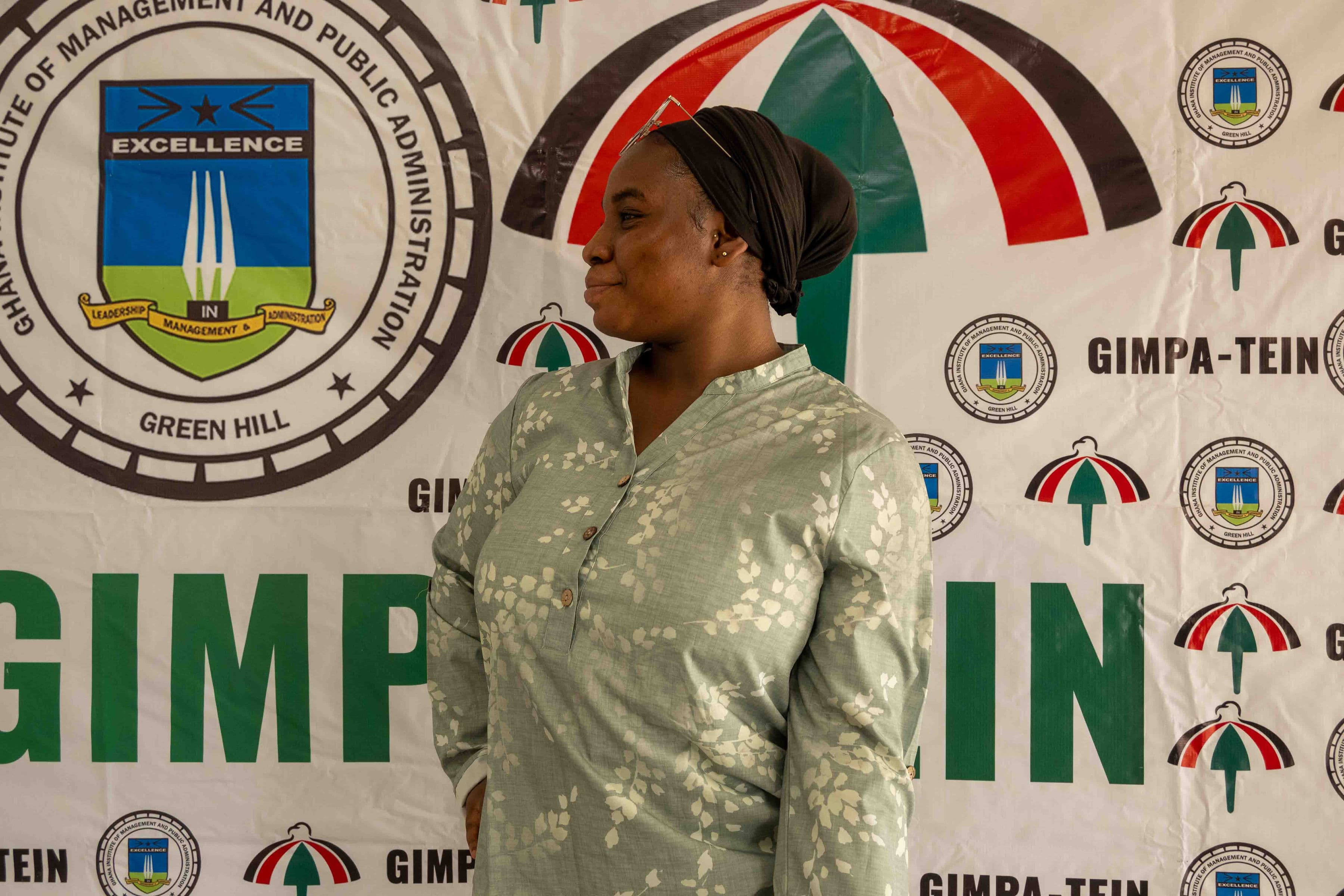 TEIN members during a community clean-up exercise.