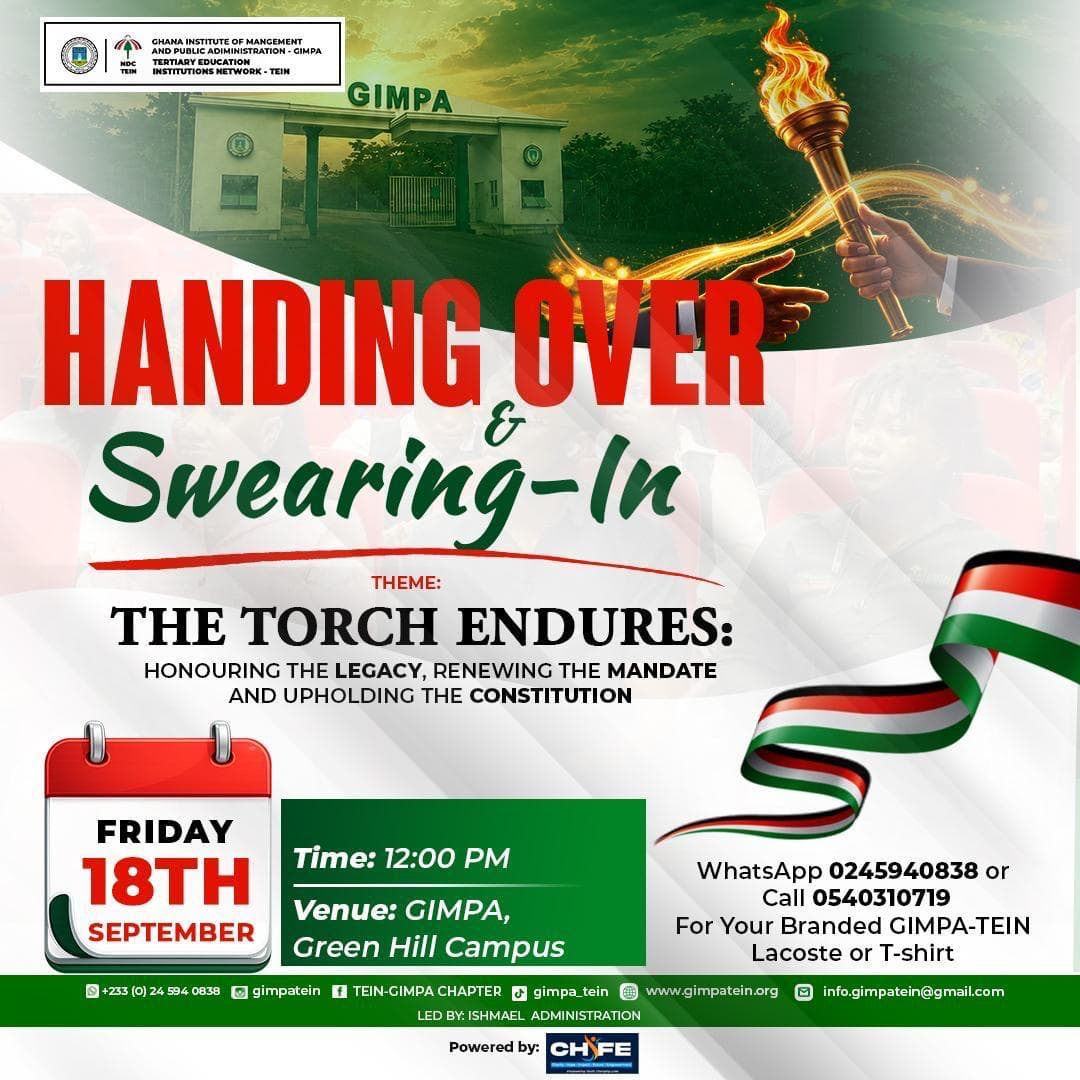 THE TORCH ENDURES: Honouring the Legacy, Renewing the Mandate and Upholding the Constitution Continuity in Service. Renewal in Leadership. Commitment to the Future.